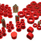 Energy Suspension 81-87 Chevy/GMC 4WD (W/ Stock Front Springs) Red Hyper-flex Master Bushing Set