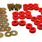 Energy Suspension Rr Spring Frame Shackle Kit - Red