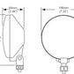 Hella Headlamp FF-ZF 0/180GR MG12 1F7