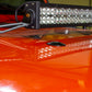 Kentrol 97-19 Jeep Wrangler JK/TJ Hood Bumper Deletes Black Powdercoat Stainless Steel