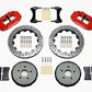 Wilwood Narrow Superlite 6R Front Hat Kit 12.88in Drilled Red 2008 Toyota Matrix