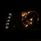 ANZO 2003-2017 Chevy Express Crystal Headlight Black