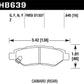 Hawk 10-15 Chevrolet Camaro 3.6L / 08-14 Cadillac CTS (w/JE5/J55 Brakes) DTC-60 Race Rear Brake Pads