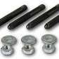 Moroso Bullet Nose Carburetor Stud Kit For 1/2in Flange Base w/2in Spacer