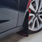 Rally Armor 17-22 Tesla Model 3 Black UR Mud Flap w/ Dark Grey Logo