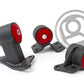 Innovative 90-93 Integra B-Series Black Steel Mounts 95A Bushings