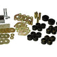 Energy Suspension 18-20 Jeep Wrangler JL Body Mount Set With Hardware - Black
