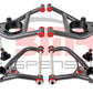 BMR 67-69 1st Gen F-Body Upper And Lower A-Arm Kit - Black Hammertone
