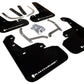 Rally Armor 17-22 Subaru Impreza Black UR Mud Flap w/ White Logo