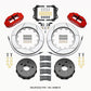 Wilwood Narrow Superlite 4R Rear Kit 14.00in Red 2007-up Jeep JK w/Lines