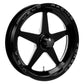 Weld Alumastar 1-Piece 17x2.25 / Anglia Spindle MT / 1.13in. BS Black Wheel - Non-Beadlock