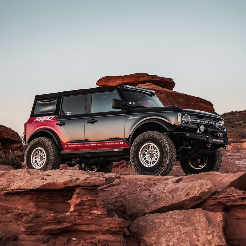 Rigid Industries Revolve Pod with White Trim Ring - Pair