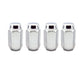 McGard Hex Lug Nut (Cone Seat) 9/16-18 / 7/8 Hex / 1.75in. Length (4-Pack) - Chrome