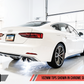 AWE Tuning Audi B9 S5 Sportback Touring Edition Exhaust - Non-Resonated (Silver 102mm Tips)
