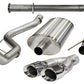 Corsa 11-13 Ford F-150 Raptor 6.2L V8 145in Wheelbase Polished Xtreme Cat-Back Exhaust