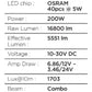 Go Rhino Xplor Blackout Combo Series Dbl Row LED Light Bar w/Amber (Side/Track Mount) 21.5in. - Blk