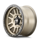 Dirty Life 9309 Canyon Pro 17x9/5x127 BP/-12mm Offset/71.5mm Hub Satin Gold Wheel - Beadlock