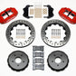 Wilwood Narrow Superlite 6R Front Hat Kit 13.06in Drilled Red 2004-2006 Pontiac GTO