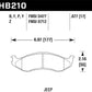 Hawk Performance Ceramic Street Brake Pads