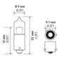 Hella Bulb H21W 12V 21W Bay9S T275