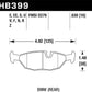 Hawk BMW Motorsport 16mm Thick DTC-60 Rear Race Brake Pads