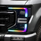 Oracle 20-22 Ford F-250/350 Super Duty Dynamic ColorSHIFT Headlight DRL Upgrade Kit w/Switchback