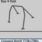 Cusco Roll Cage Weld-On Tabs / B-Pillar (S/O / No Cancel)