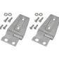 Kentrol 07-18 Jeep Wrangler JK Hood Hinge Pair Bare Grey