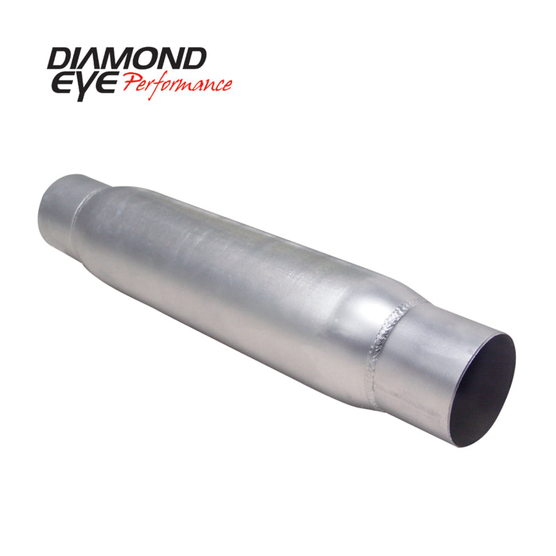  Diamond Eye RESONATOR 4in W/ ENDS (CLAMPED) AL