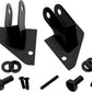 Kentrol 87-95 Jeep Wrangler YJ Mirror Relocation Bracket Pair - Powdercoat Black