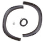 Lund 10-17 Dodge Ram 2500 RX-Rivet Style Smooth Elite Series Fender Flares - Black (2 Pc.)