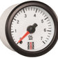 Autometer Stack 52mm 0-7 Bar M10 Male Pro Stepper Motor Oil Pressure Gauge - White