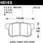 Hawk Acura / Honda HT-10 Race Rear Brake Pads