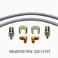 Wilwood Flexline Kit Front MG-TD 50-53