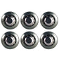 BLOX Racing New Fender Washers Kit M6 12pt - 6pc Large Diameter Gun Metal