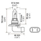 Hella 9005/HB3 12V 100W P20d T4 Halogen Bulb