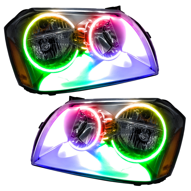 Oracle 05-07 Dodge Magnum SMD HL - Chrome - ColorSHIFT w/ Simple Controller