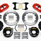 Wilwood Narrow Superlite 4R Rear P-Brk Kit 12.88in Red Small Ford 2.66in Offset