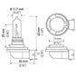 Hella Bulb H9 12V 65W XEN YLW