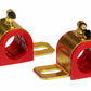 Prothane Universal 90 Deg Greasable Sway Bar Bushings - 31MM - Type B Bracket - Red