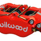 Wilwood Caliper-Dynapro Dust-Boot 5.25in Mount - Red 1.75in Pistons 1.00in Disc