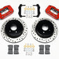Wilwood Dynapro Radial Rear Kit 12.19in Drilled Red 2004-2006 Pontiac GTO