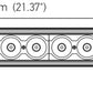 Hella Value Fit Design 12in LED Light Bar - Combo Beam