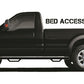N-Fab Nerf Step 17-18 Ford F-250/F-350 Regular Cab 8ft Bed - Tex. Black - Bed Access - 3in
