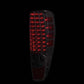 ANZO 2004-2012 Chevrolet Colorado LED Taillights Black