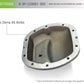 DV8 Offroad HD Dana 35 Diff Cover Cast Iron Gray Powdercoat
