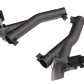 QTP 11-18 Dodge Durango 5.7L 2.5in 304SS Aggressor Cutout Dual Mid Pipes