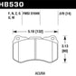 Hawk 07-08 Acura TL Type S DTC-70 Race Front Brake Pads
