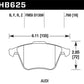 Hawk 2001-2010 Audi S3 European HPS 5.0 Front Brake Pads