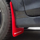 Rally Armor 13-19 USDM Ford Fiesta ST Black UR Mud Flap w/ White Logo